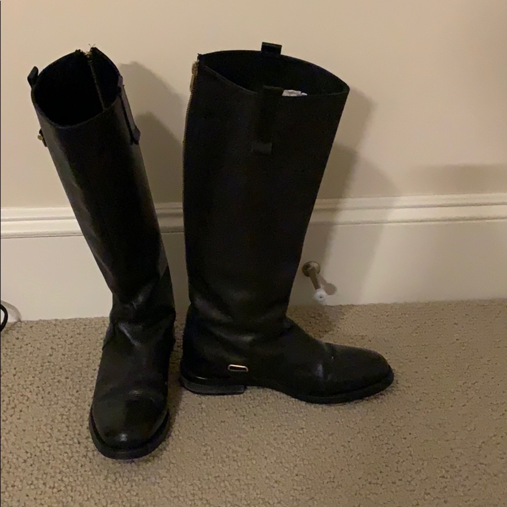 Leather boots